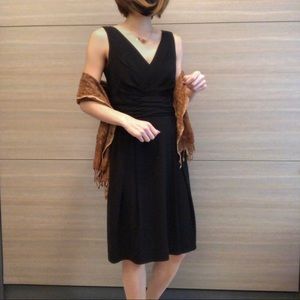 Suzi Chin Maggy Boutique black sleeveless dress.  Size 6.